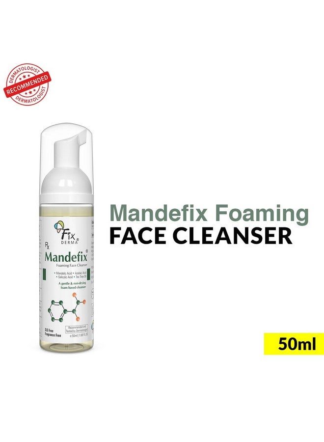 فيكسديرما منظف رغوي من حمض الساليسيليك بنسبة 2% للرجال والنساء، منظف غير جاف، مقشر يقلل من شيخوخة الجلد، غسول الوجه بحمض الساليسيليك للبشرة الحساسة والمعرضة لحب الشباب، 50 مل - Image 2