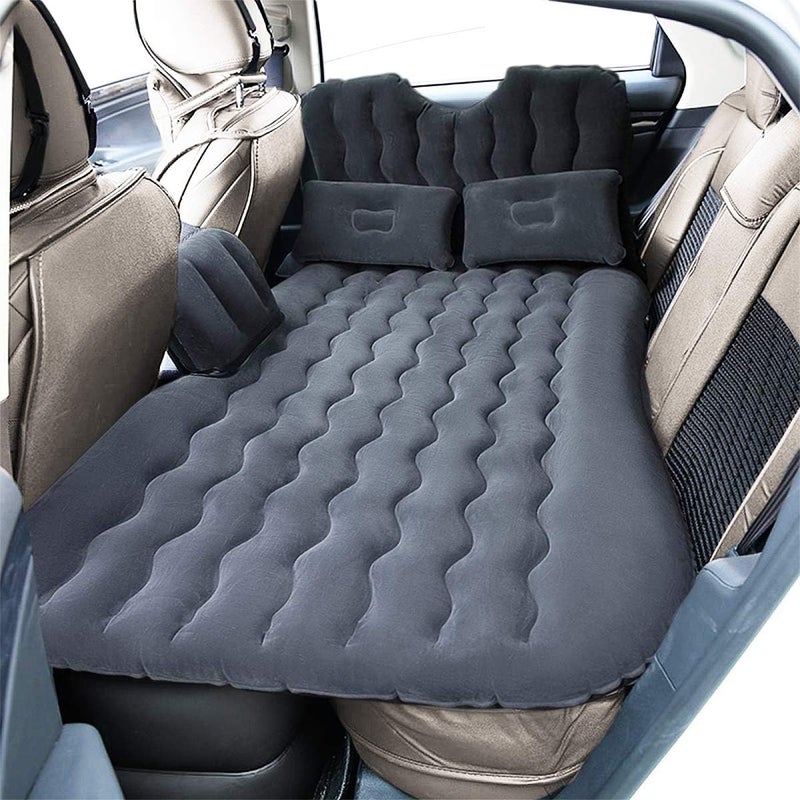 ZONETECH Car Inflatable Air Mattress Back Seat Pump Kit with 2 Air Pillows - Universal Fit for SUVs and Cars - Image 2