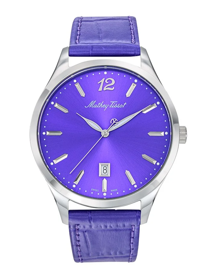 Mathey-Tissot Urban Quartz Purple Dial Men's Watch H411PU