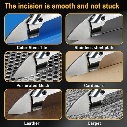 MECRAAF® 21V Cordless Brushless Metal Shear | Heavy Duty Scissors for Cutting Metal | Iron | Stainless Steel | Carpet and Cardboard | Variable Speed | 2X 2.0Ah Batteries | (6 months motor warranty) - Image 4