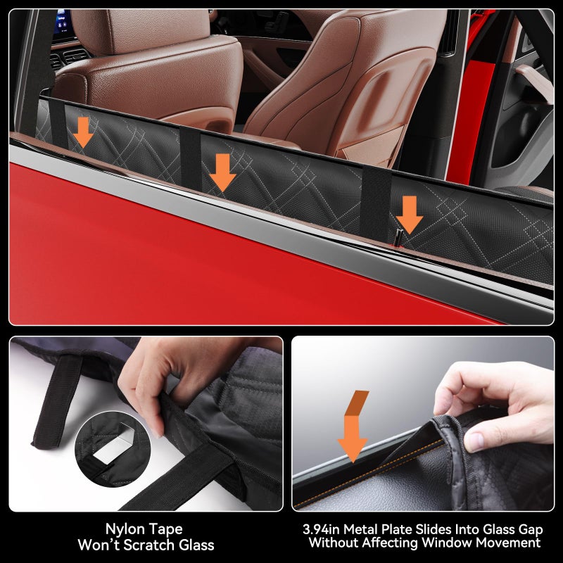 Surfcabin Back Seat Extender for Dogs â€“ Waterproof Dog Seat Cover for Back Seat with Door Protection, Easy to Use and Clean, Hard Bottom, Holds 420 lbs Dog Hammock for Cars, SUVs & Small-Size Trucks - Image 5