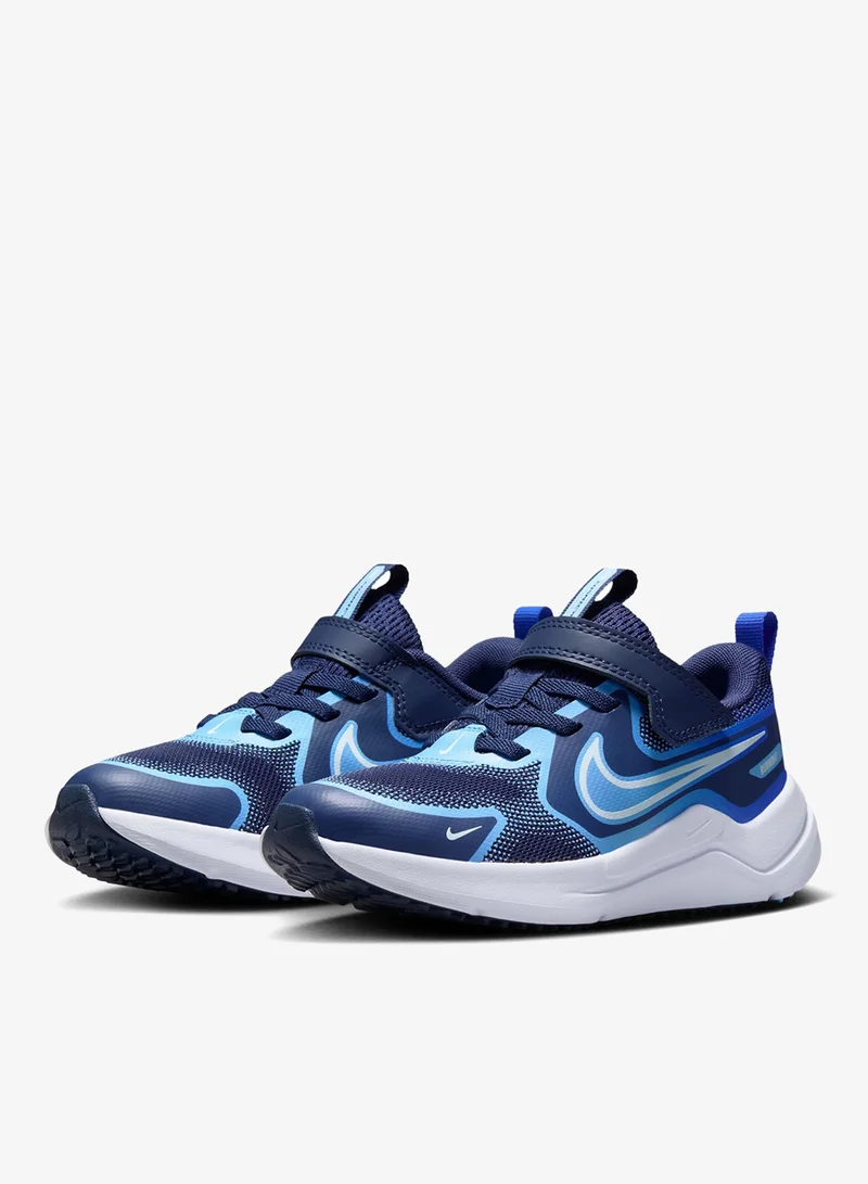 Nike MIDNIGHT NAVY/GLACIER BLUE-RACER BLUE-FOOTBALL BLUE Kids Cosmic Runner Grd Ps  | Best Price UAE
