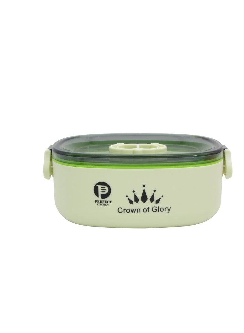 بيرفكت كيتشن علبة غداء طبقة واحدة 750 مل-أخضر - Image 3