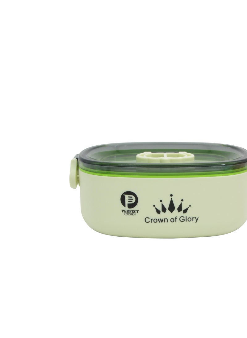 بيرفكت كيتشن علبة غداء طبقة واحدة 750 مل-أخضر - Image 2