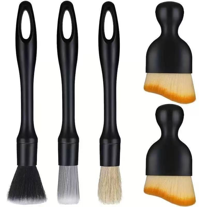Car Detailing Brush Set 3-6 Pieces, Wheel & Interior Brush - Image 3