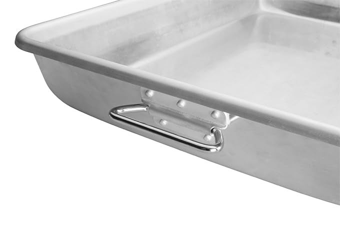 Winco Winware Bake and Roast Pan 26 Inch x 18 Inch x 3-1/2 Inch with Handles - Image 2