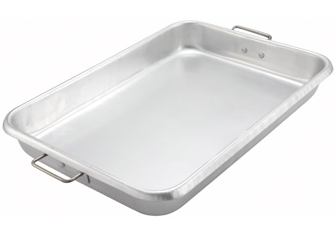 Winco Winware Bake and Roast Pan 26 Inch x 18 Inch x 3-1/2 Inch with Handles - Image 3