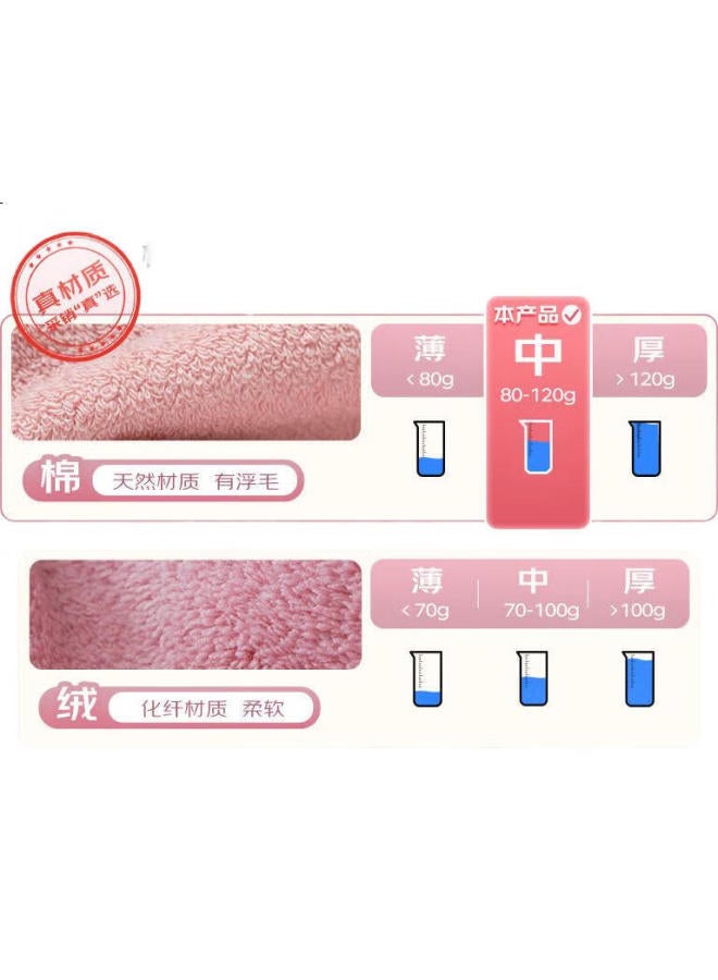 purcotton Cotton Towel For Sports Running Fitness Quick-Drying Extra Large Absorbent Antibacterial Anti-Mite Sweat Wiping Vitality Blue 30*90Cm - Image 3