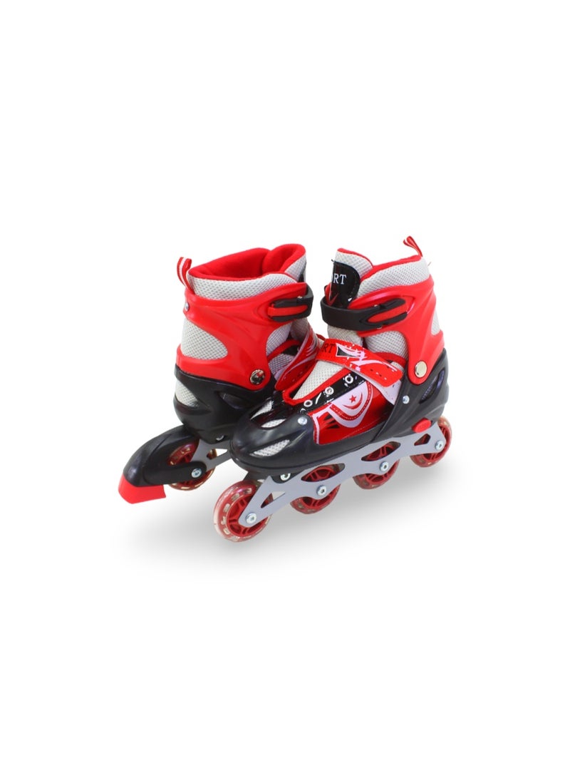Single Row Inline Skates (38-42) – Red - Image 3