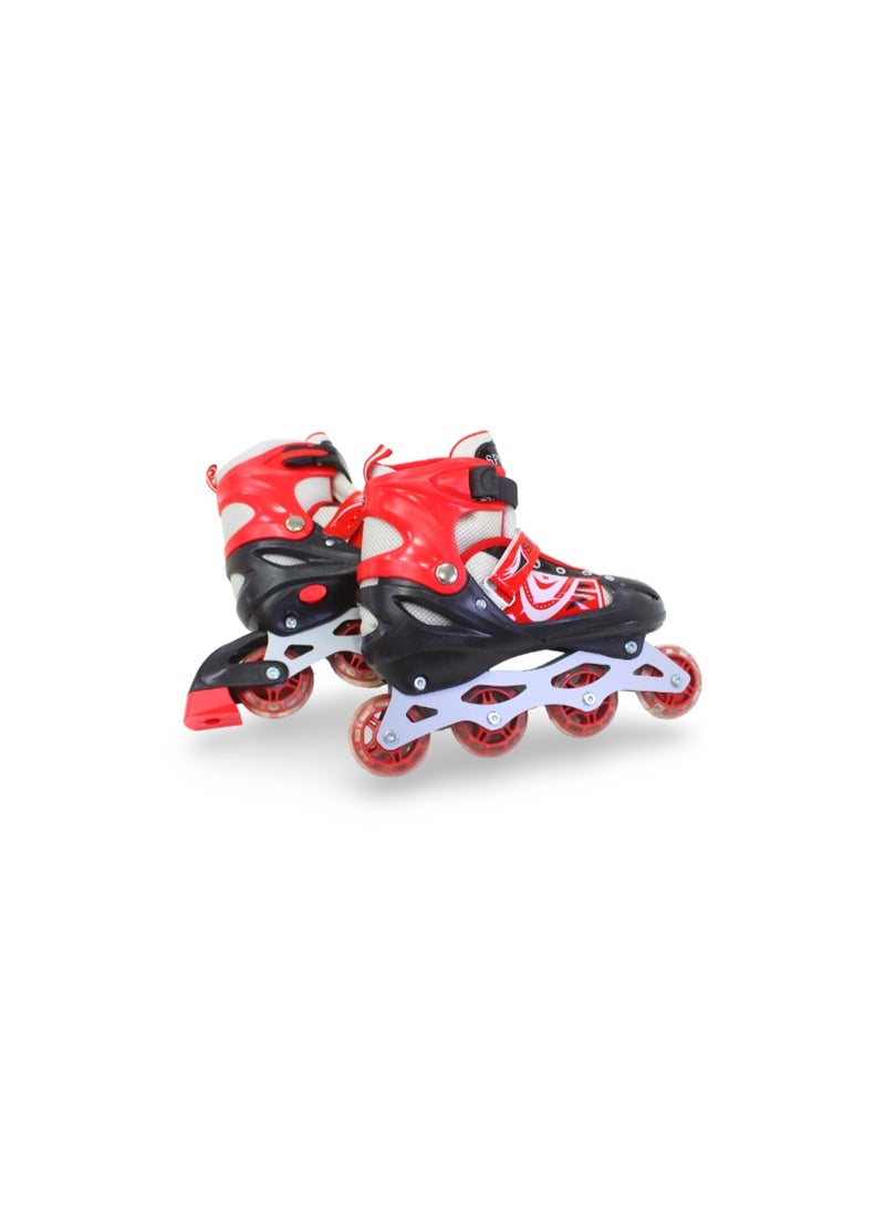 Single Row Inline Skates (38-42) – Red - Image 2