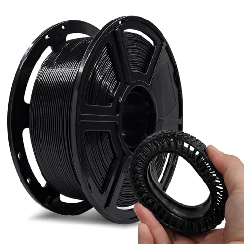 FLASHFORGE PLA Flexible 1.75 mm, 4X longer stretch 3D Printer Filament 1Kg (2.2lbs) Spool - Dimensional Accuracy +/- 0.02 mm, Ideal for Printing Soft Accessories - Image 1