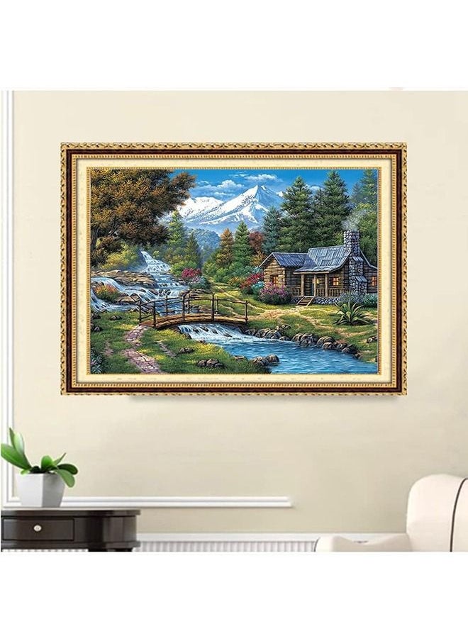 ماركة غير محددة 5D DIY الماس مجموعات الرسم للأطفال الكبار ، مشهد كامل الحفر التطريز عبر غرزة كريستال حجر الراين لوحات صور الفنون ديكور الجدار اللوحة النقاط مجموعات 16X12 في  - Image 3