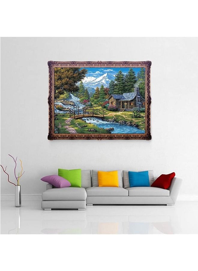 ماركة غير محددة 5D DIY الماس مجموعات الرسم للأطفال الكبار ، مشهد كامل الحفر التطريز عبر غرزة كريستال حجر الراين لوحات صور الفنون ديكور الجدار اللوحة النقاط مجموعات 16X12 في  - Image 4