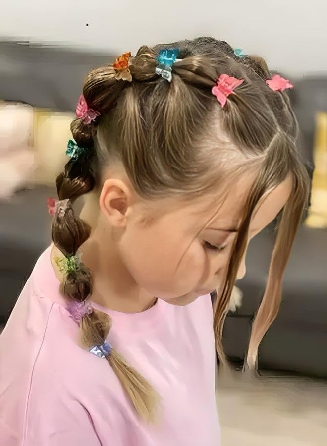 Freebies Stylish Mini Mix Hair Clutcher Pack of 30 | Cute Bunny & Flower Tiny Hair Accessories - Image 5