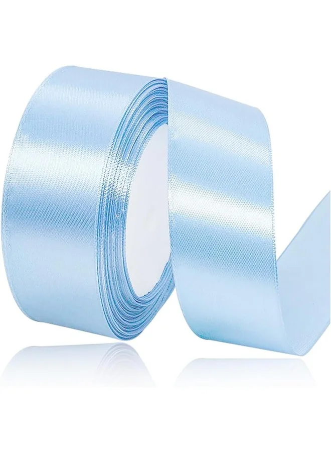 Share the Love Share the love 36mm Satin Ribbon - 25 Yards Length - Light Blue - Smooth & Shiny Crafting Ribbon for Gift Wrapping, Decorations, DIY & Sewing