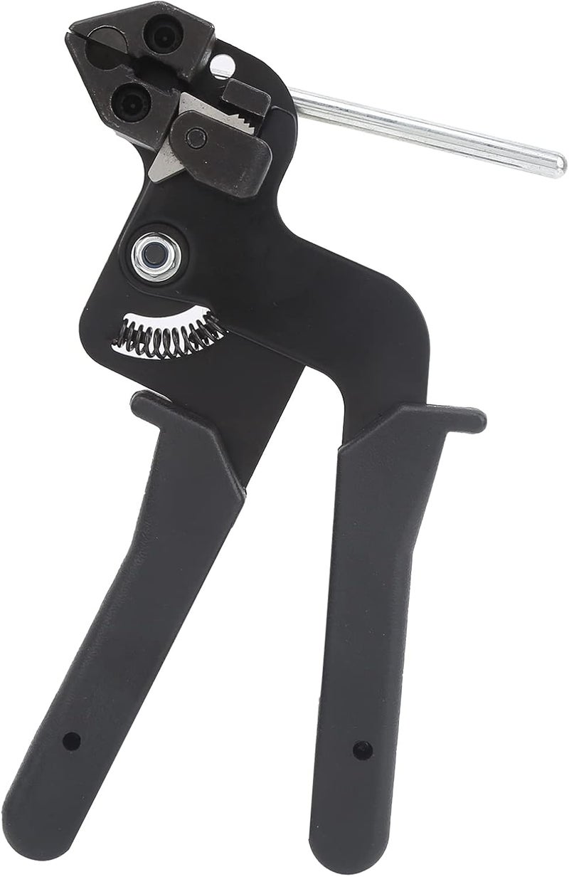 Automatic Cable Tie Pliers, Stainless Steel, Adjustable Tension, Ergonomic Non Slip Grip, for Construction, Electrical, and Professional Use - Image 1