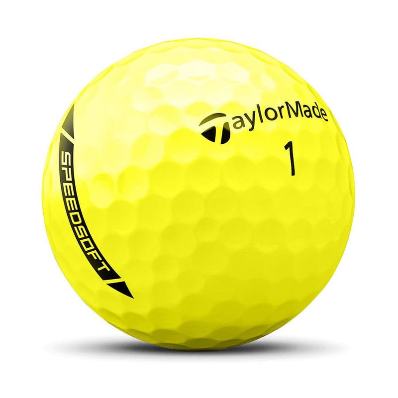 TaylorMade Golf SPEEDSOFT Golf Balls Yellow ONE Dozen - Image 4