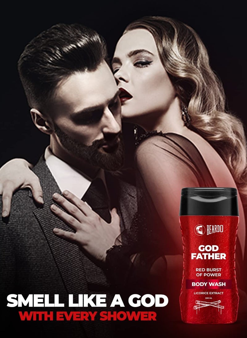 BEARDO Beardo Godfather Body Wash for Men 200ml Powerful and Energising Body Wash for Men Luxurious Lather and Refreshing Shower Gel Goodness of Licorice Extract for Long Lasting Fragrance - Image 3