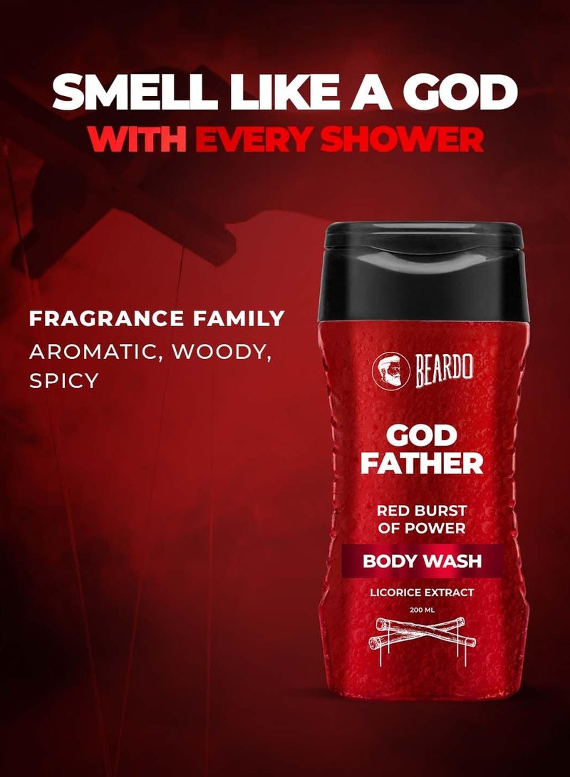 BEARDO Beardo Godfather Body Wash for Men 200ml Powerful and Energising Body Wash for Men Luxurious Lather and Refreshing Shower Gel Goodness of Licorice Extract for Long Lasting Fragrance - Image 4