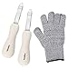 Nonley Nonley Oyster Shucking Knife,  Oyster Knife Shucker Set Not Easy To Break And Bend, 2 PCS Oyster Shucker and Cut - Image 2
