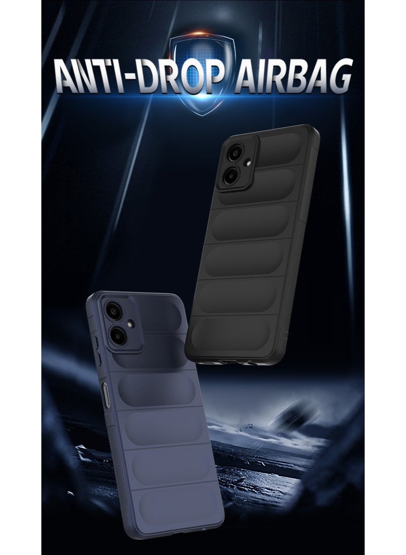 Phantom Shield Silicone Case with Anti-Scratch Soft Microfiber Lining, High Resilience Rubber Full Body Shockproof Cover Compatible with Samsung Galaxy A06 (Smoke Gray) - Image 2