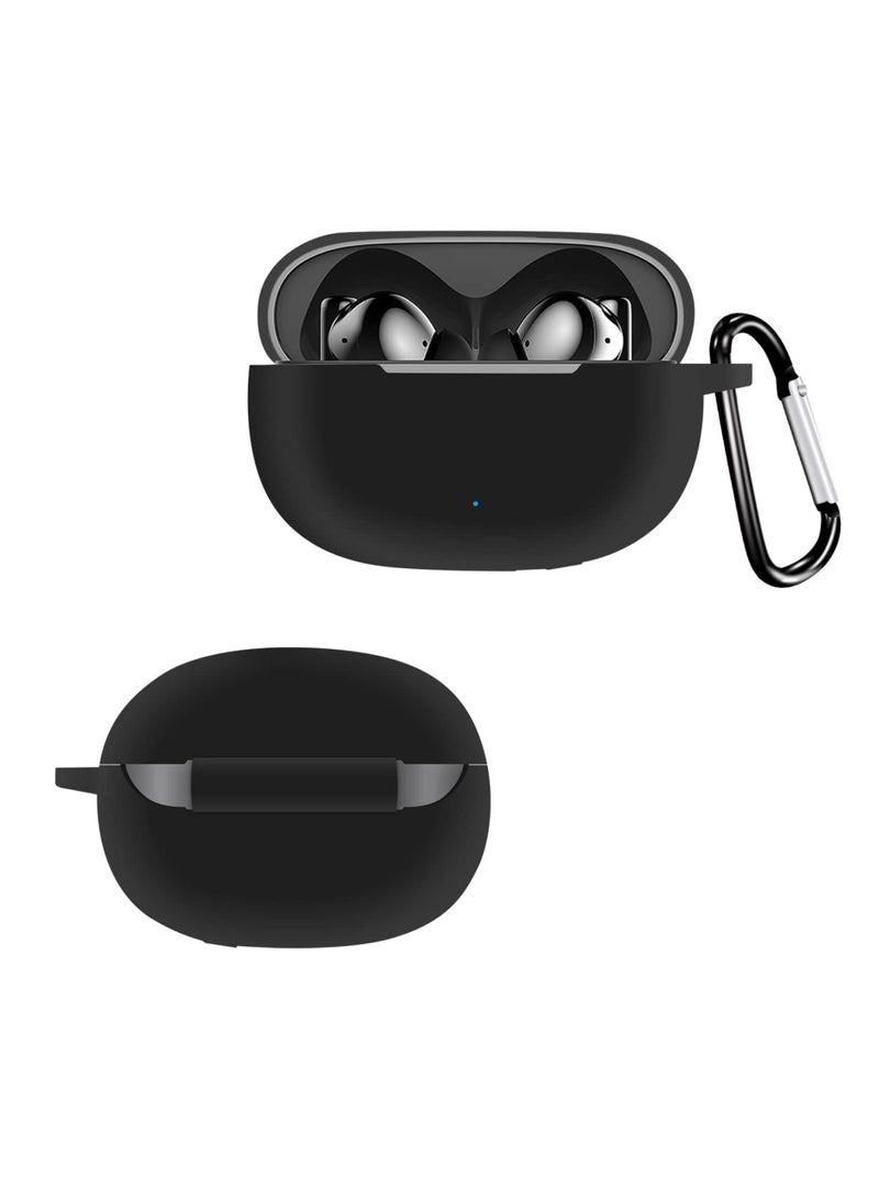 Silicone Protective Case Cover For Honor Choice Earbuds X3 - Black - Image 2