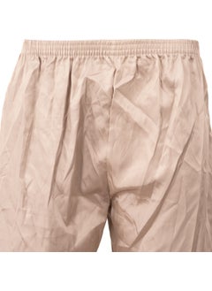 Oppland Men's Satin Fabric Shorts Solid Color Elastic Waist No Pocket Lightweight Fabric  - Image 2