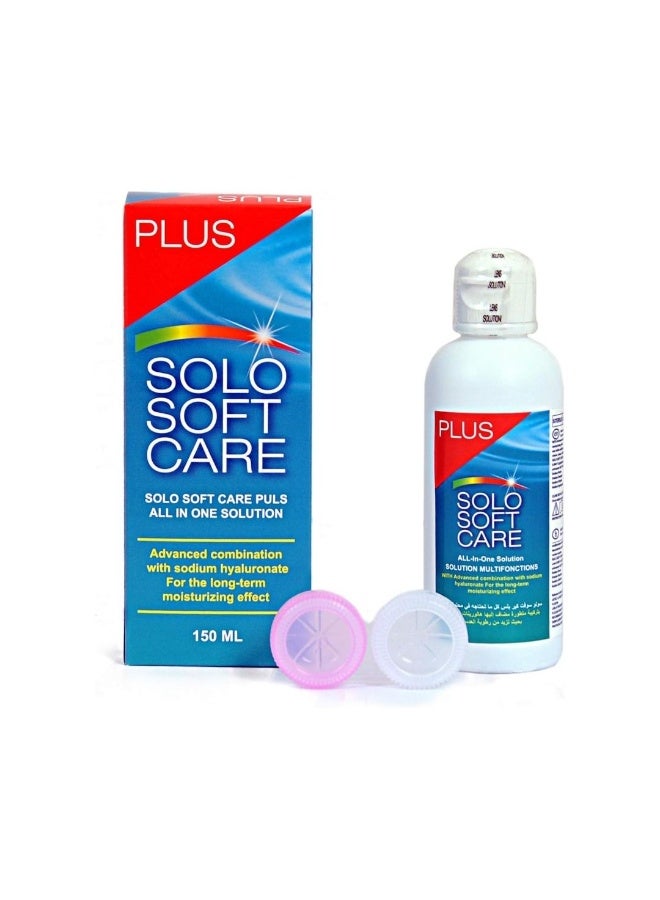 Solo Soft Care Plus All-in-One Contact Lens Solution, 150 mL - Image 3