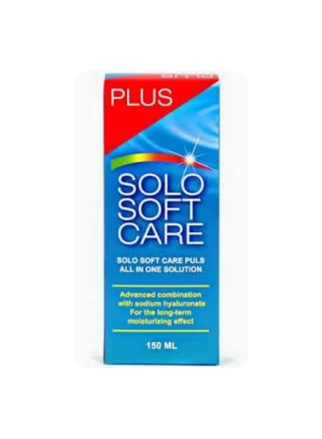 Solo Soft Care Plus All-in-One Contact Lens Solution, 150 mL - Image 2