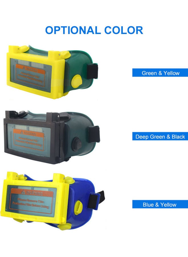 NIBEMINENT Protective Solar Automatic Welding Glasses Green/Black - Image 2