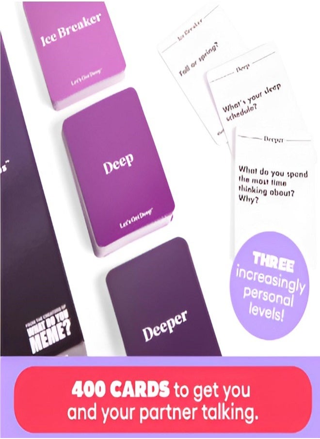 WHAT DO YOU MEME? - Let's Get Deep (Question For Couple) - Card Game - Image 1