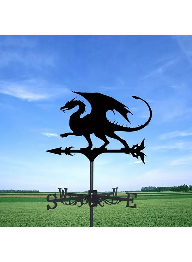 Dragon Vane Weather Resistant Outdoor Decor For Roof Garden Shed Home Fence - Image 2