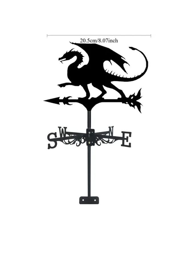Dragon Vane Weather Resistant Outdoor Decor For Roof Garden Shed Home Fence - Image 1