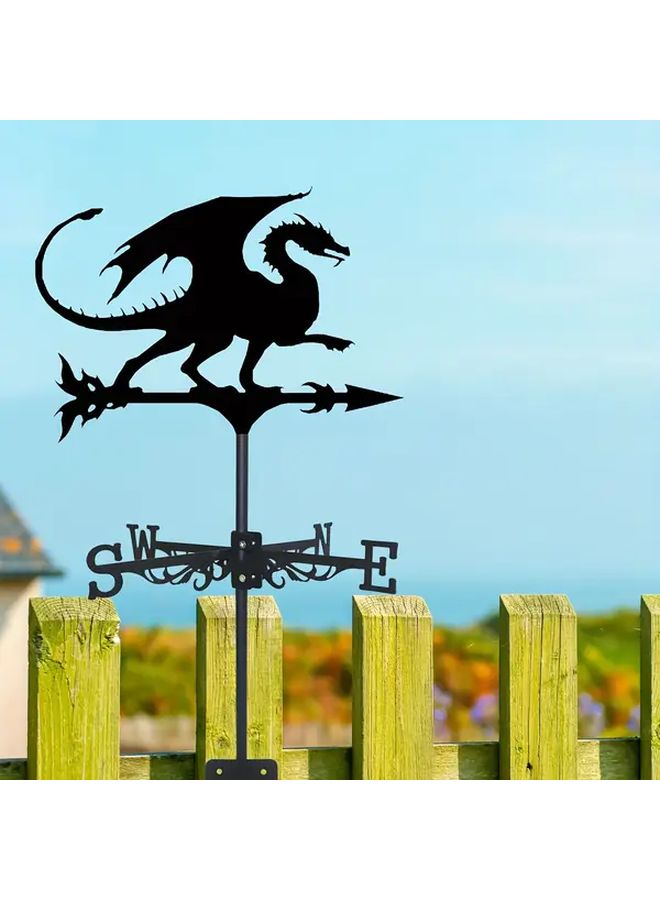 Dragon Vane Weather Resistant Outdoor Decor For Roof Garden Shed Home Fence - Image 5