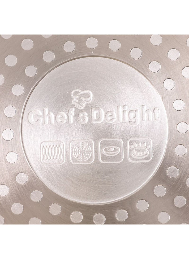 DANUBE HOME Chef’s Delight Brilliant Wok with Lid – Non-Stick PFOA Free Deep Frying Pan for Cooking, Durable Heavy-Duty Cookware, Induction Compatible, Ideal for Stir Fry & Saute L32XW9.5Cm - Image 5