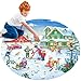 MoinKidz Christmas Wooden Puzzles for Kids Ages 48 Large 48 Piece Round Jigsaw Puzzle for 3 4 5 6 7 8 Year Old Merry Winter Holiday Farm Floor Puzzles for Kids Ages 35 - Image 2