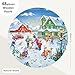 MoinKidz Christmas Wooden Puzzles for Kids Ages 48 Large 48 Piece Round Jigsaw Puzzle for 3 4 5 6 7 8 Year Old Merry Winter Holiday Farm Floor Puzzles for Kids Ages 35 - Image 4