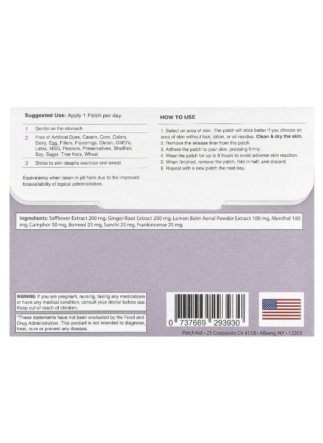 PatchAid - PatchAid, Nausea Relief Patch, 30 Patches - Image 1