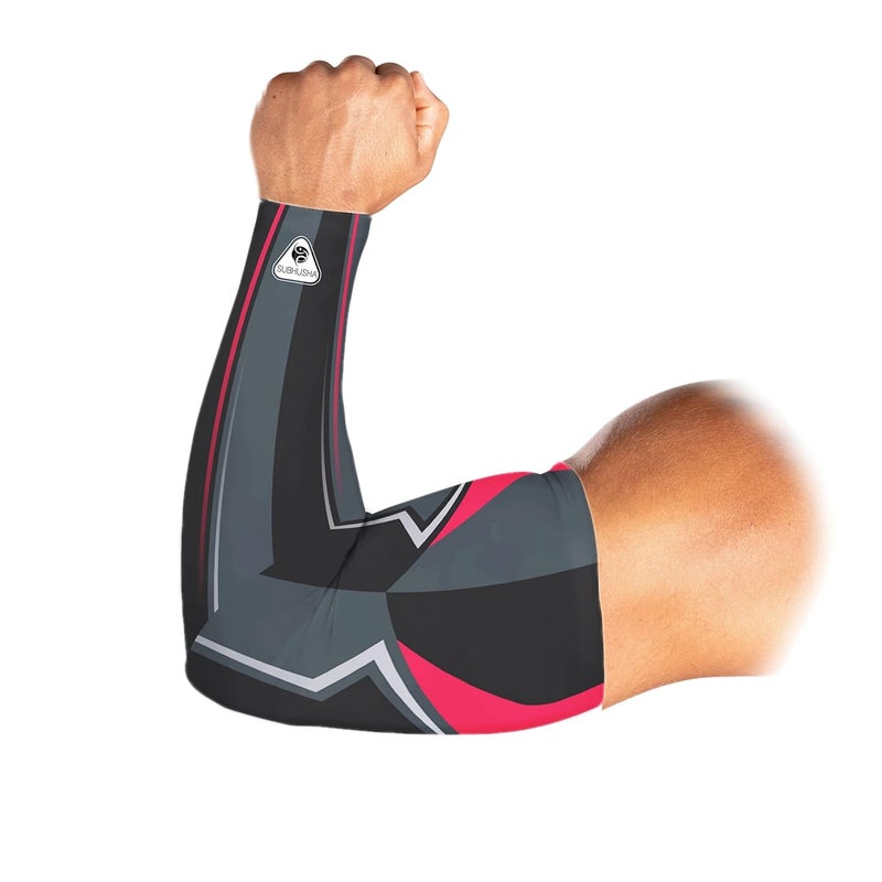 SUBHUSHA Arm Sleeve Unisex Sports Compression Sun Protection UV UPF 50 Cooling Sleeve Tattoo Cover Up Men & Women Cycling Cricket Biking Riding Golf Football Basketball & Running DP13 - Image 4