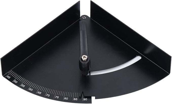 Precise Woodworking Angle Clamp Fixture With Calibrated Protractor 90 Degree Adjustable Screw Clear Scale - Image 1