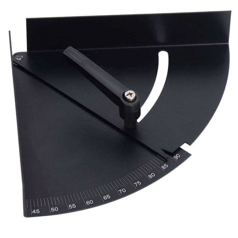 Precise Woodworking Angle Clamp Fixture With Calibrated Protractor 90 Degree Adjustable Screw Clear Scale - Image 5