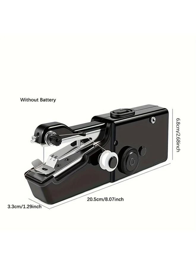 Portable Battery Operated Mini Sewing Machine Handheld Cordless White For Mending Clothes - Image 4