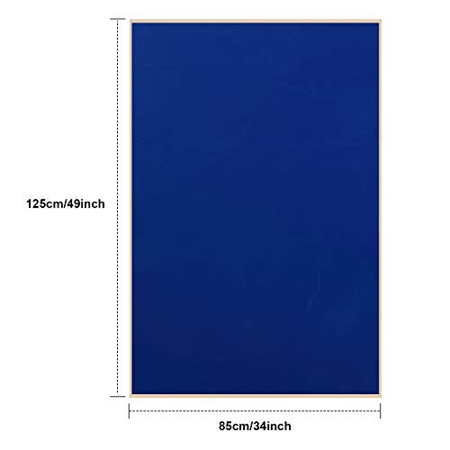 Syhood Extra Large Pool Liner Repair Patch 2.8 ft x 4.1 ft Dark Blue Self Adhesive Vinyl Pool Patch Repair Kit for Christmas Bounce House Above Ground Pools Inflatable Floats Toys Snow Tube - Image 2