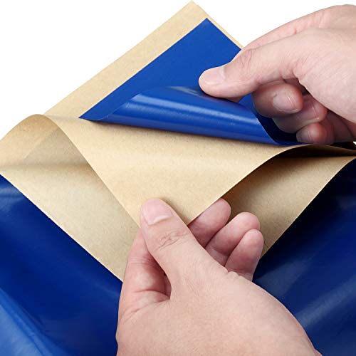 Syhood Extra Large Pool Liner Repair Patch 2.8 ft x 4.1 ft Dark Blue Self Adhesive Vinyl Pool Patch Repair Kit for Christmas Bounce House Above Ground Pools Inflatable Floats Toys Snow Tube - Image 3