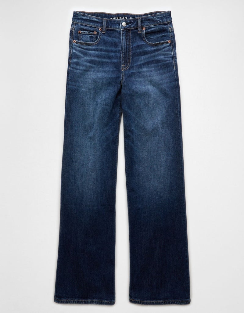 American Eagle AE Dreamy Drape Stretch Super High-Waisted Baggy Wide-Leg Jean - Image 5