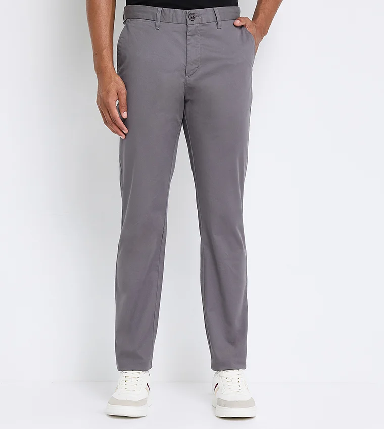 بين شيرمان Ben Sherman Men's Solid Pants