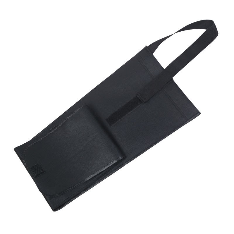 Generic Car Umbrella Holder Leather Storage Pouch Foldable Black 