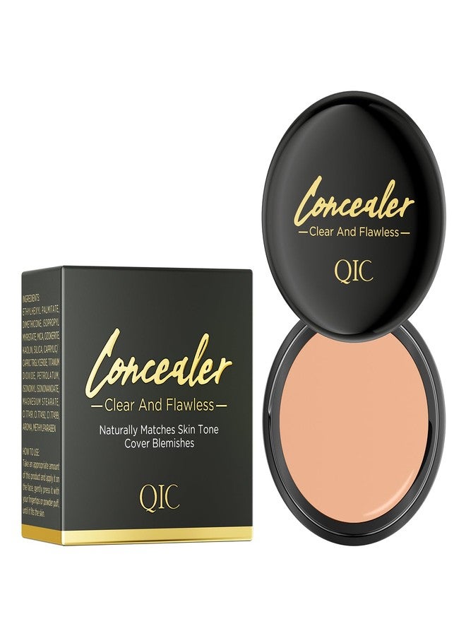 QIC Concealer,Natural Color Correcting Concealer for Women,Full Coverage Makeup for Face Eye Body,Nourishing Makeup for a More Even Complexion(Deep Skin Tone, 1.36 Fl Oz) - Image 1