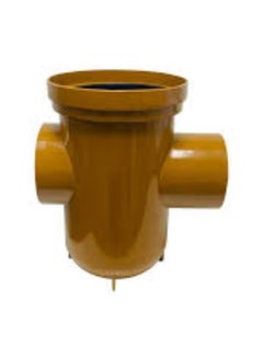 KNP Red 2 Way Gully Trap UPVC Pipe Fitting 6 x 4 x 4 Inch is Designed to Manage and Direct the Flow of Wastewater in Drainage Systems.