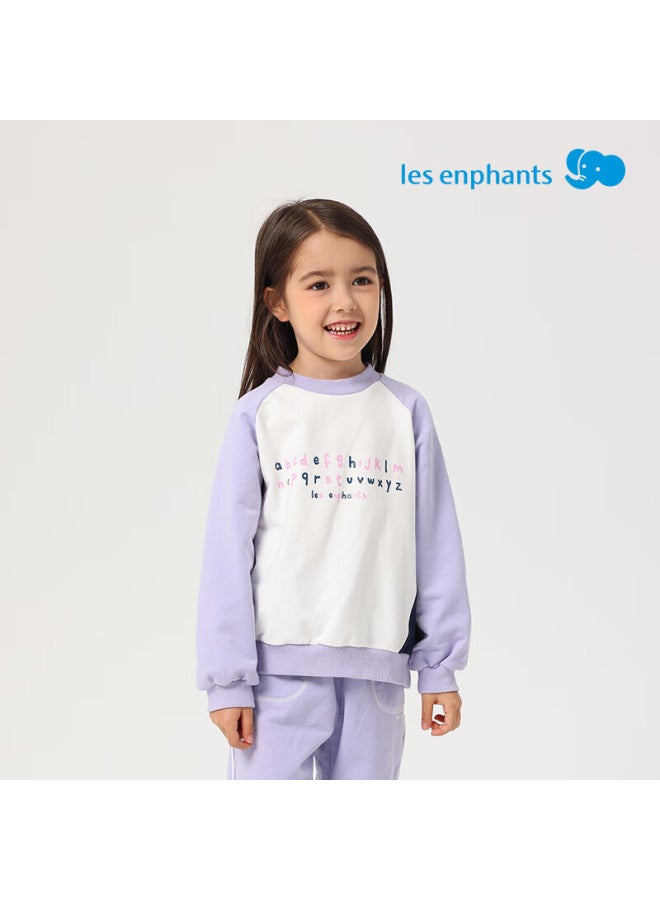 Les enphants Liyingfang Kids Sweatshirt Boys Girls Long Sleeve Autumn Cozy Blue 120 CM - Image 4